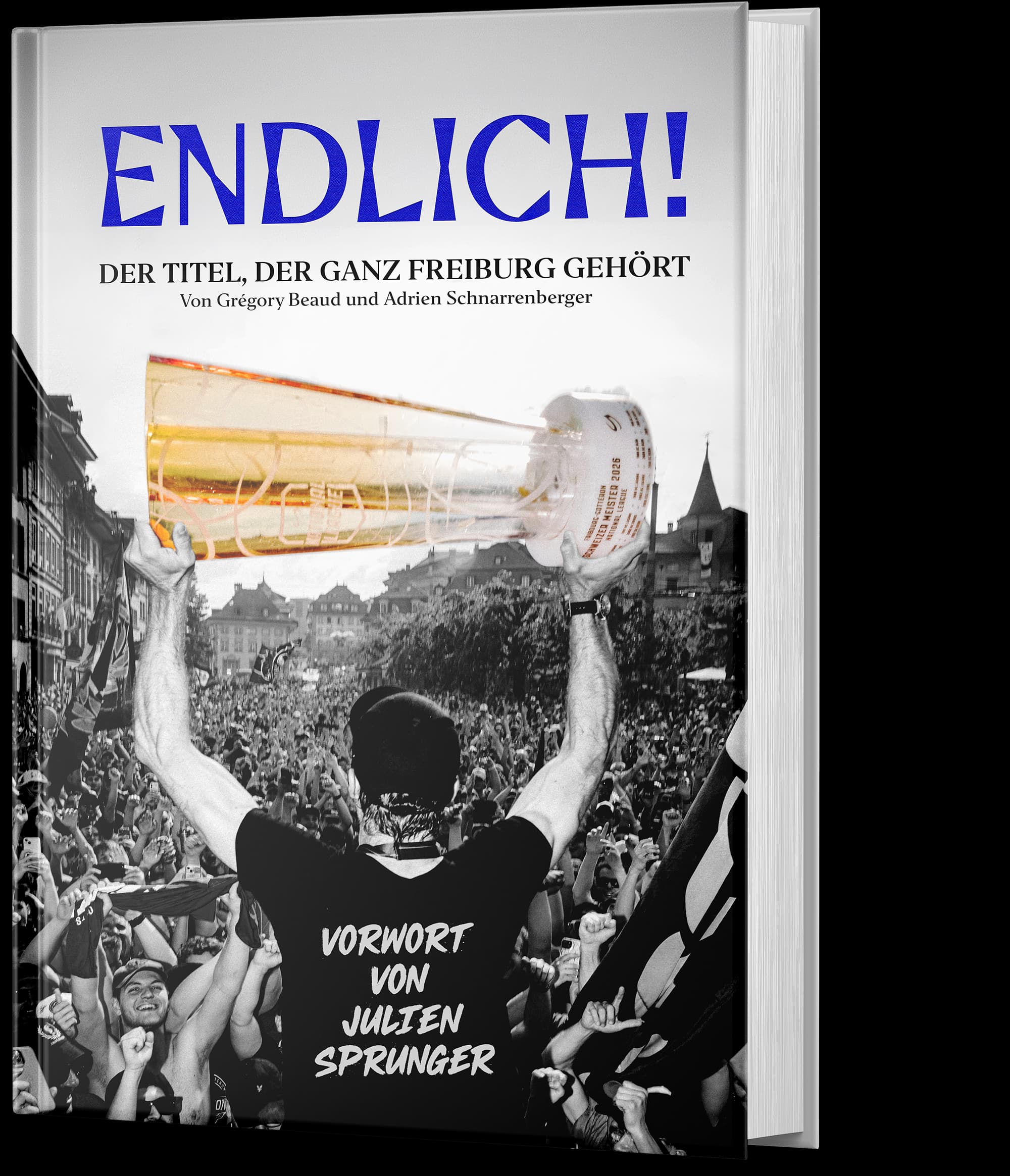Premium - Cover des Buches ENDLICH!, die Geschichte des Fribourg-Gottéron-Titels